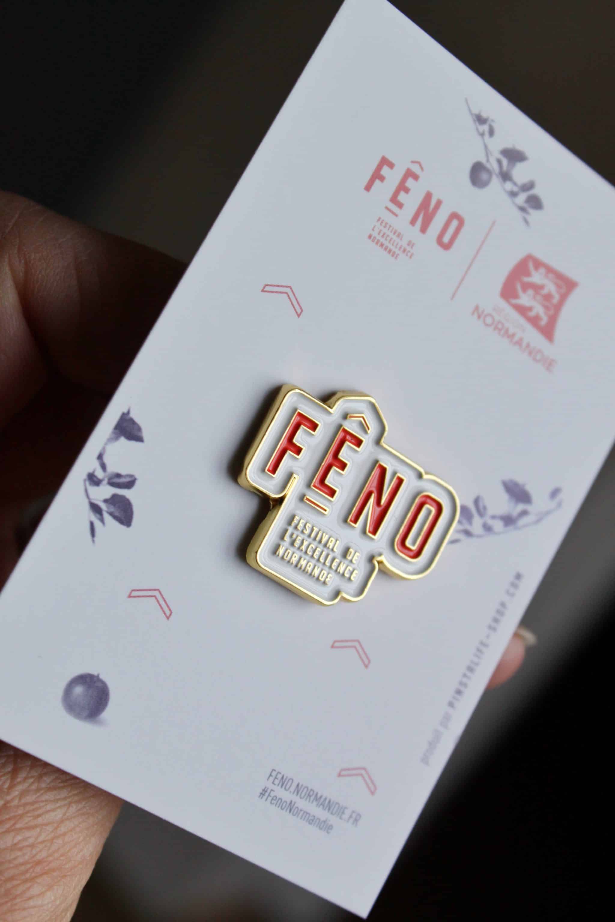feno customized logo pins