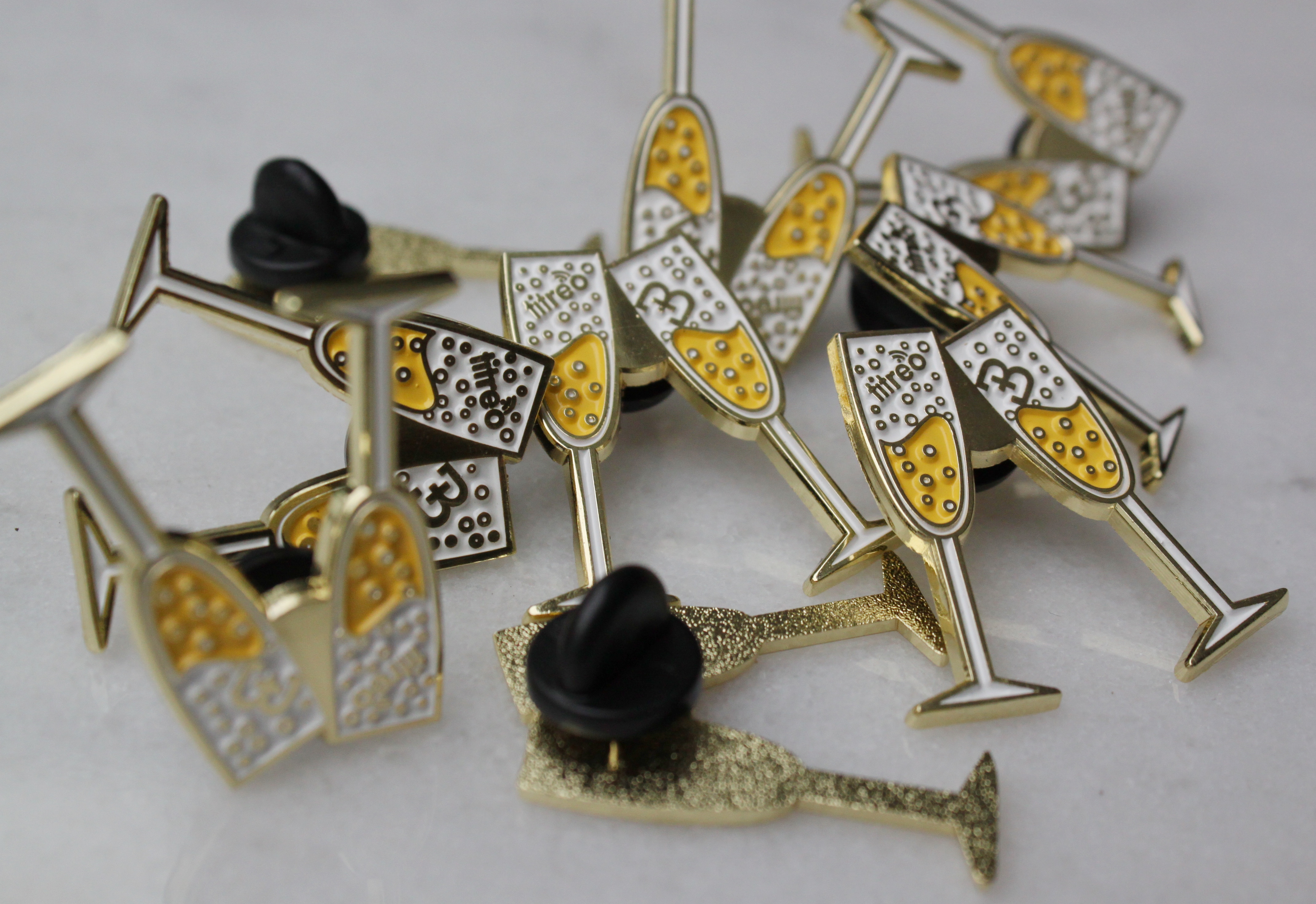 BH Champain custom pins